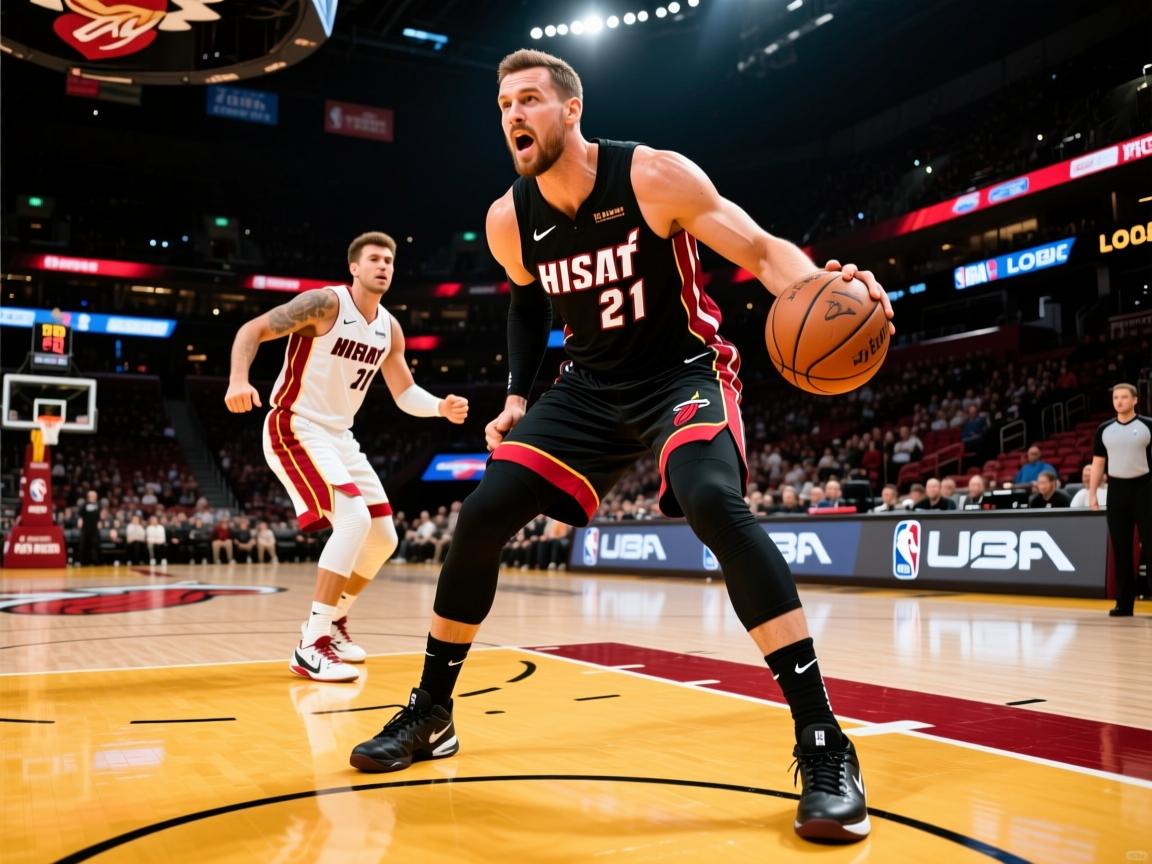 骑士惜败热火，小诺维斯基砍下全队最佳得分