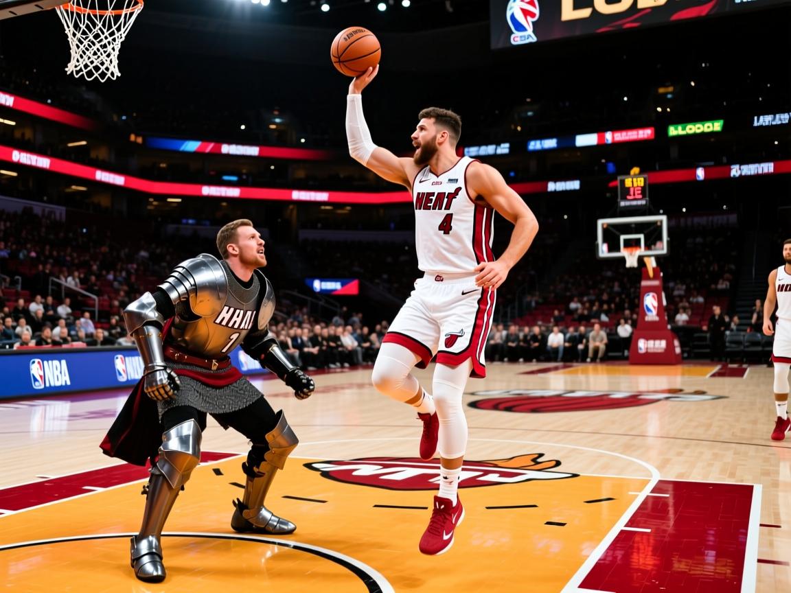 骑士惜败热火,小诺维斯基砍下全队最佳得分 第2张