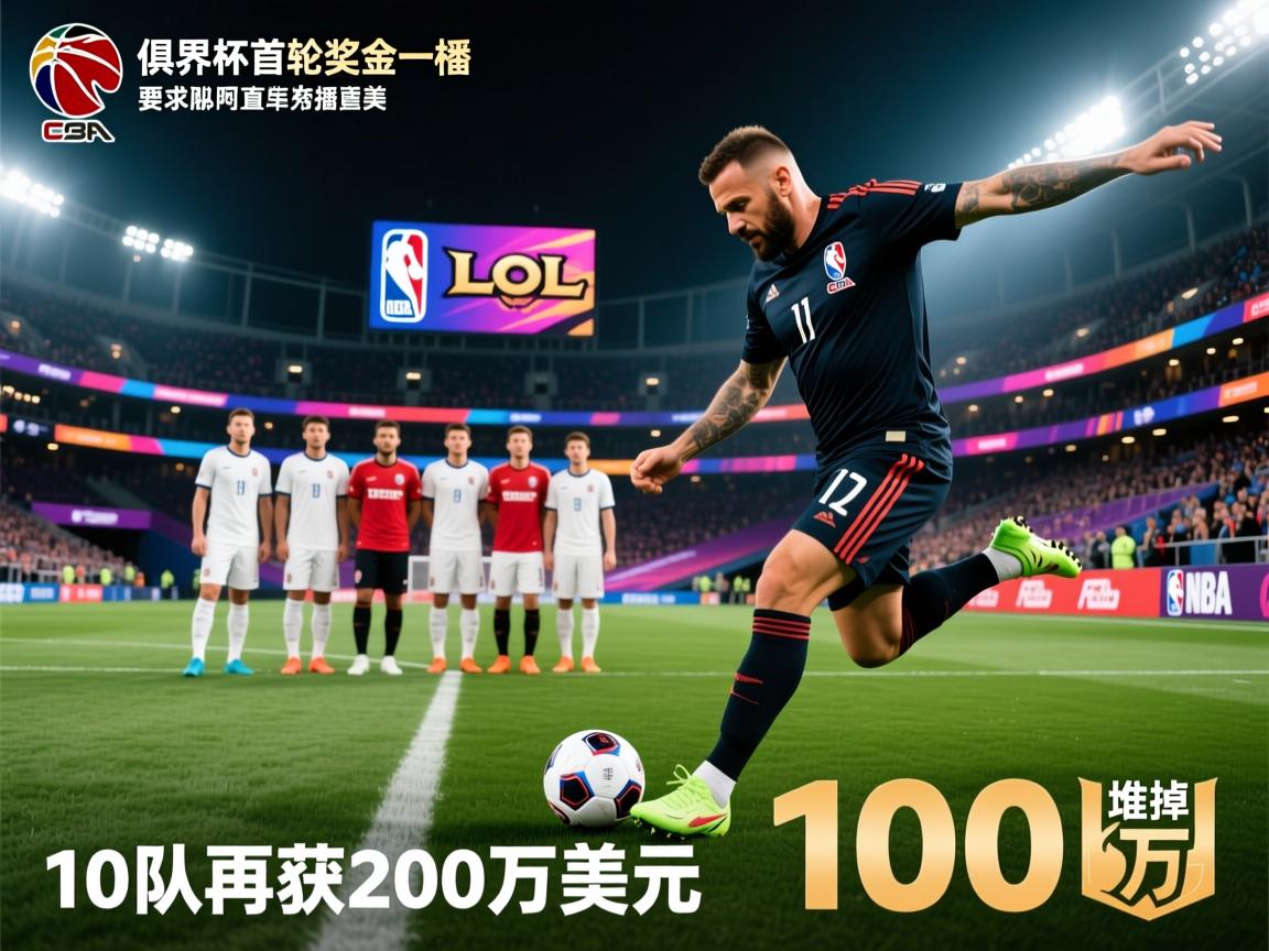 世俱杯首轮奖金：10队再获200万美元 巴尔韦德1脚踢掉100万